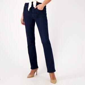 NYDJ Marilyn Straight Dark Wash Jeans Size 8P